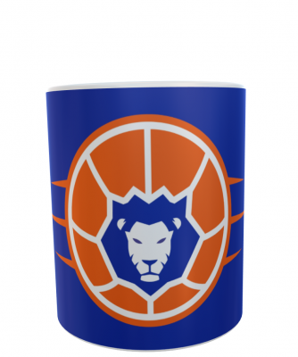 Tasse | Basketball Löwen | blau