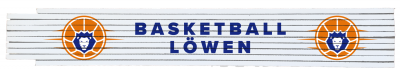 Zollstock | Basketball Löwen | weiß