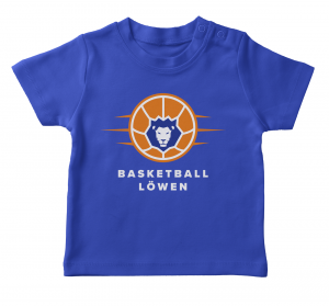 Baby Shirt | Basketball Löwen | royal blau