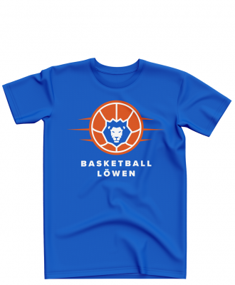 T-Shirt | Kinder | Basketball Lwen | royal blau